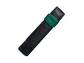 Étui Stylo 1 pièce Pelikan, Cuir, Noir-Vert, Doux, Barrette, 923524