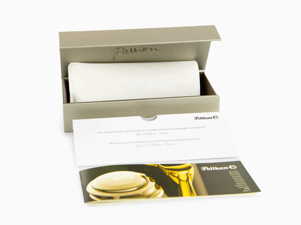 Roller Pelikan R400, Résine Noire, Attributs or, 987958