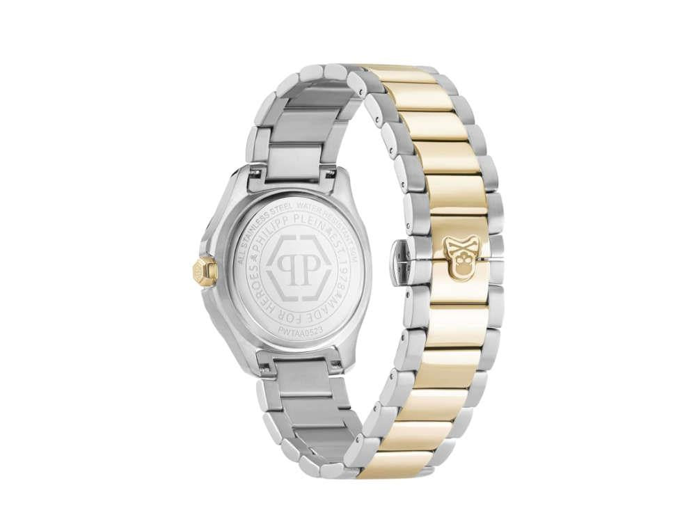 Montre à Quartz Philipp Plein Plein Philipp Lady, Or, Blanc, 38 mm, PWTAA0523