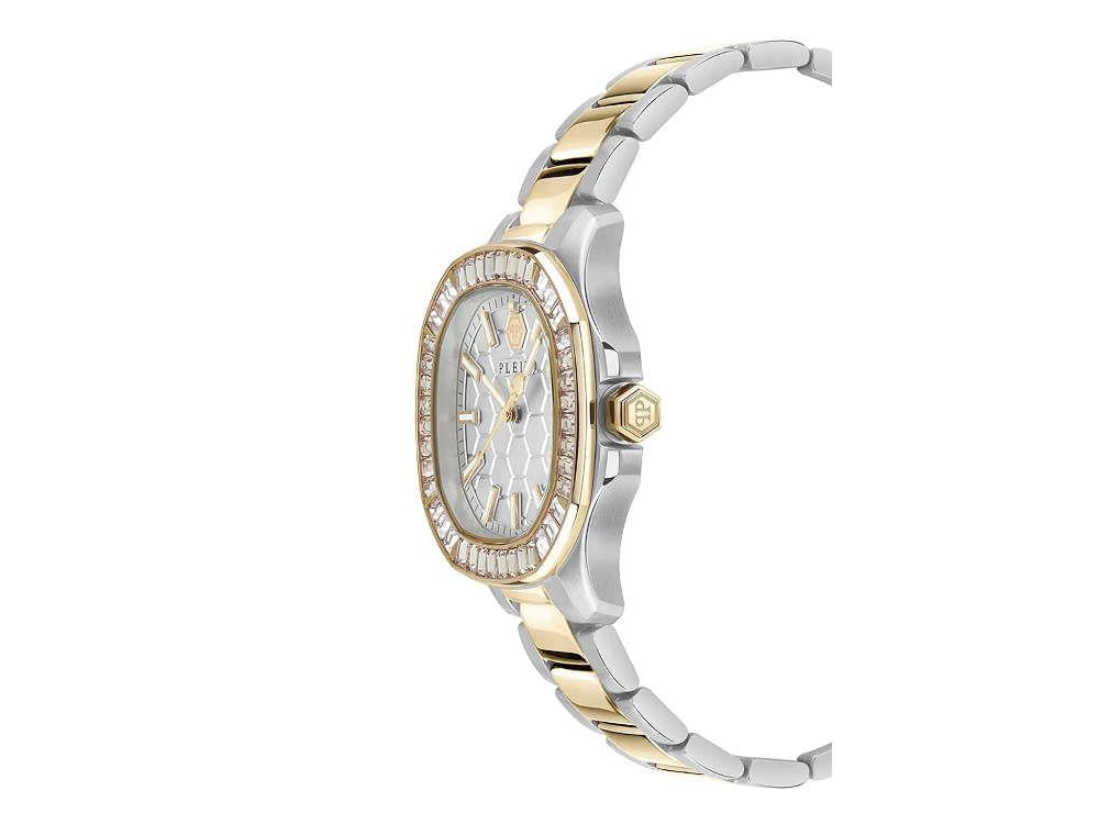 Montre à Quartz Philipp Plein Plein Philipp Lady, Or, Blanc, 38 mm, PWTAA0523