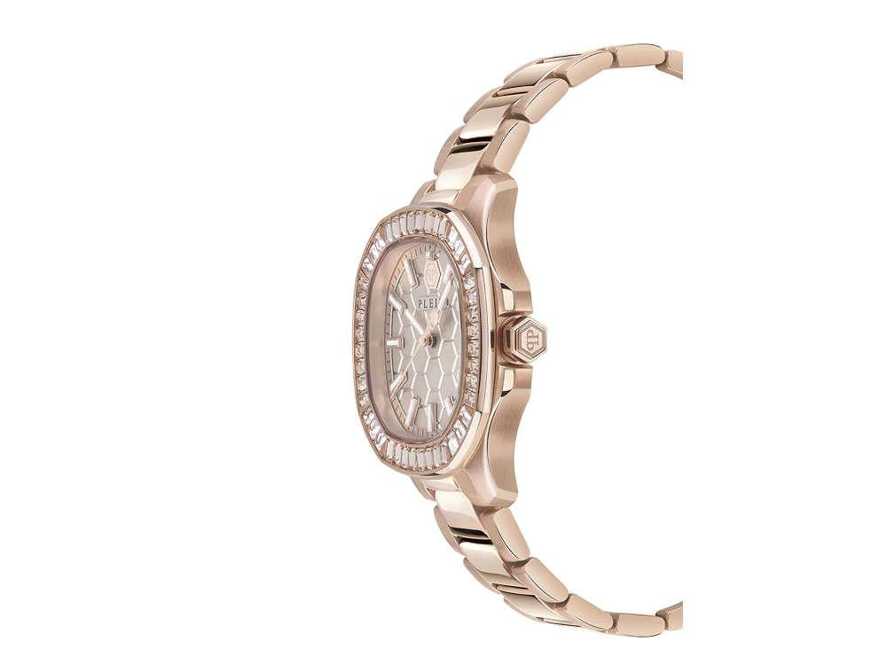 Montre à Quartz Philipp Plein Lady, PVD Or Rose, Taupe, 38 mm, PWTAA0723