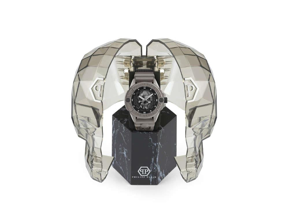 Montre à Quartz Philipp Plein The Skull Ecoceramic, Noir, 44 mm, PWUBA0323