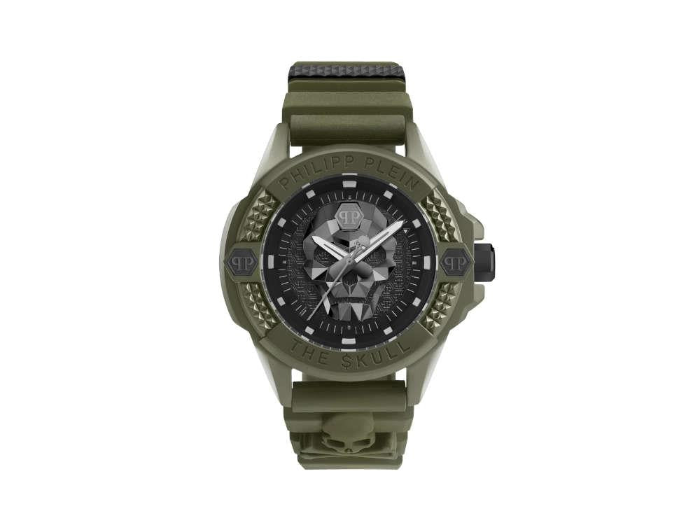 Montre à Quartz Philipp Plein The Skull Ecoceramic, Noir, 44 mm, PWUBA0423