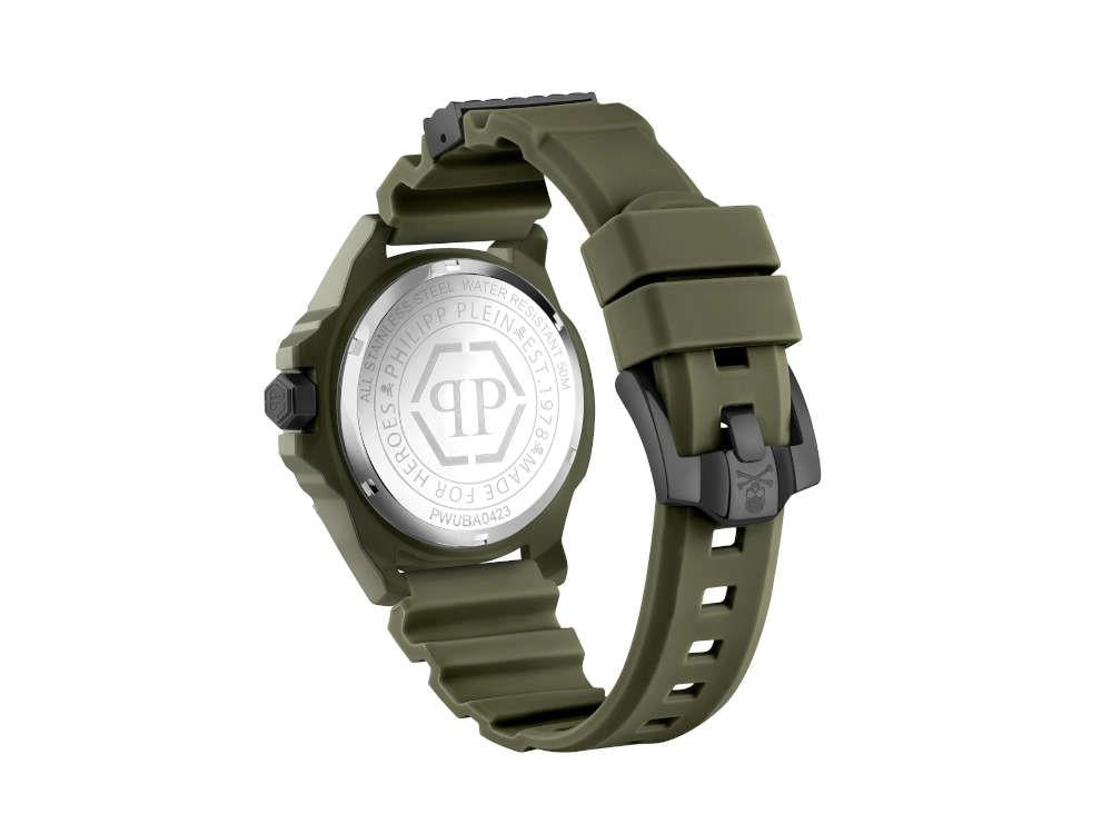 Montre à Quartz Philipp Plein The Skull Ecoceramic, Noir, 44 mm, PWUBA0423