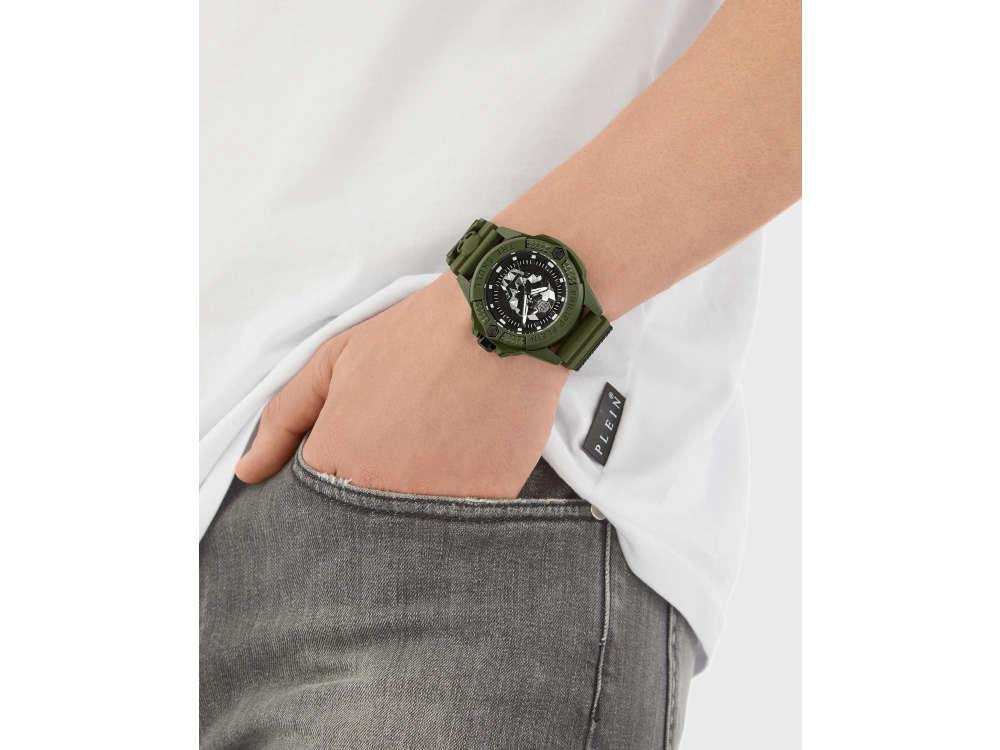 Montre à Quartz Philipp Plein The Skull Ecoceramic, Noir, 44 mm, PWUBA0423