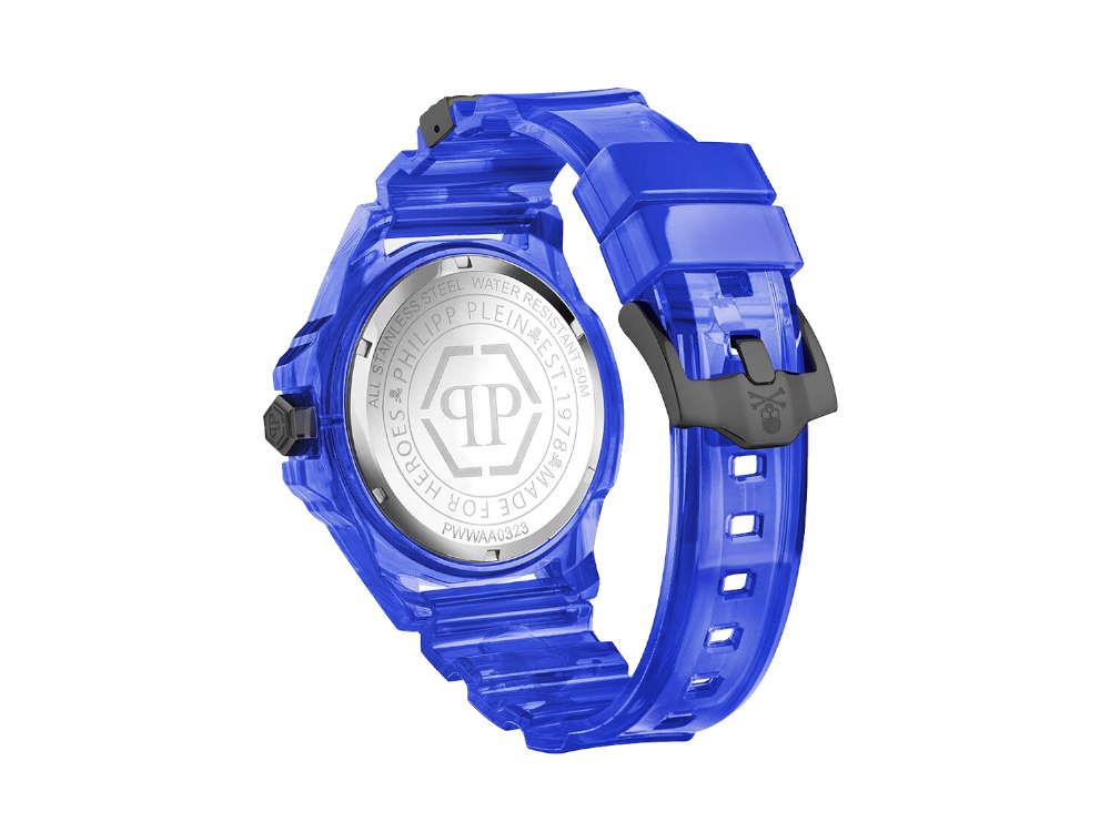 Montre à Quartz Philipp Plein The Skull Synthetic, Noir, 44 mm, PWWAA0323