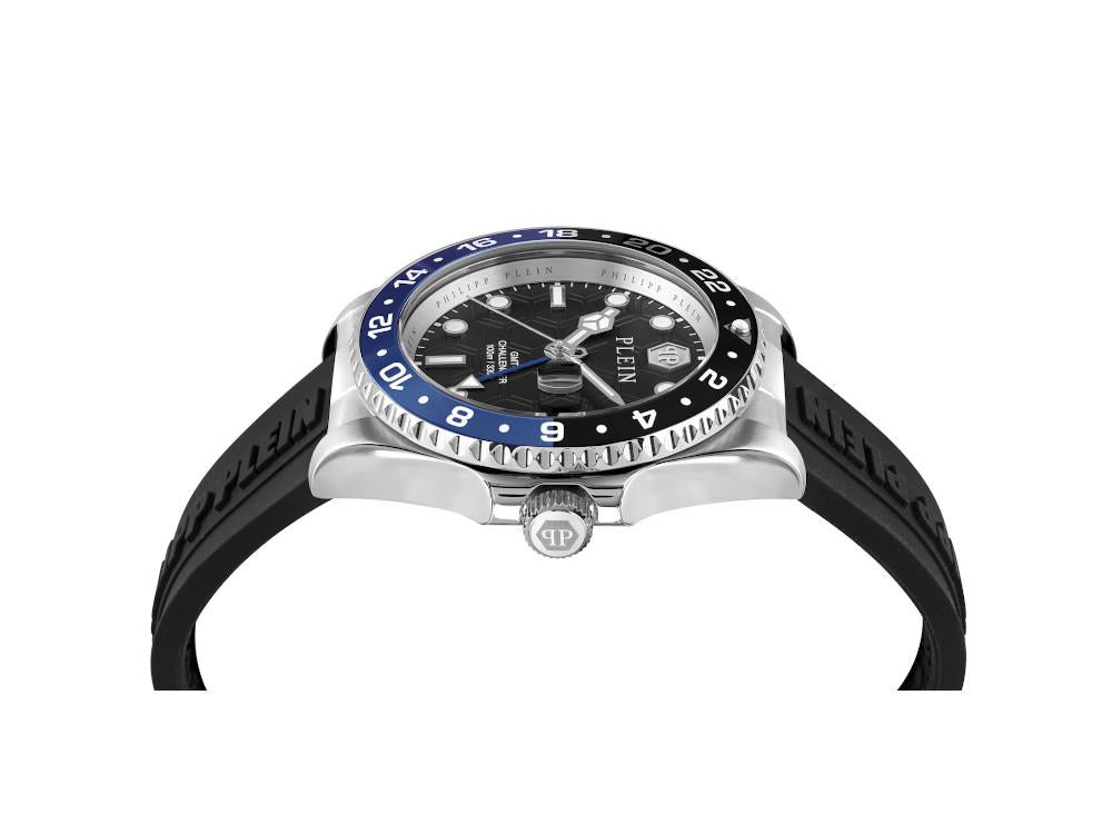 Montre à Quartz Philipp Plein GMT-I Challenger, Noir, 44 mm, PWYBA0123