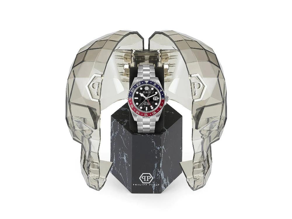 Montre à Quartz Philipp Plein GMT-I Challenger, Noir, 44 mm, PWYBA0223