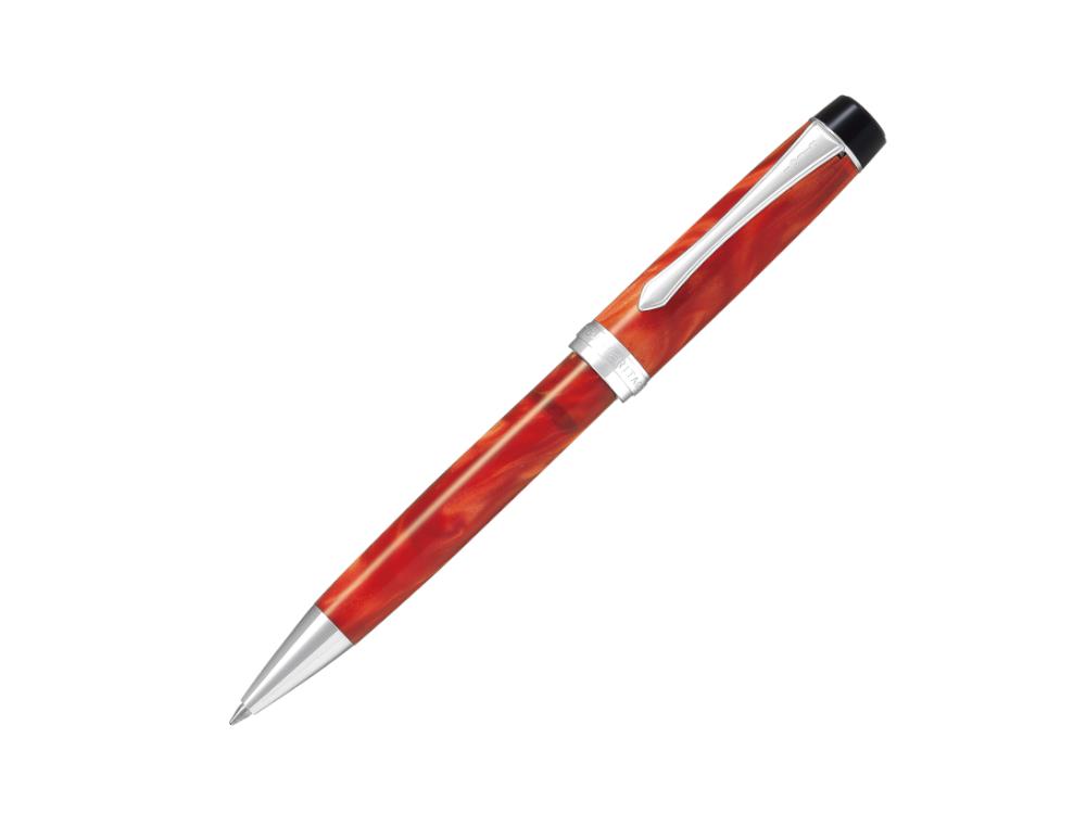 Stylo bille Pilot Custom Heritage SE, Résine, Rhodium, Orange, BKVH-15SR-MAO