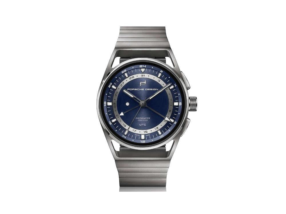 Montre Automatique Porsche Design 1919, Titane, Bleu, 6023.4.05.002.01.5
