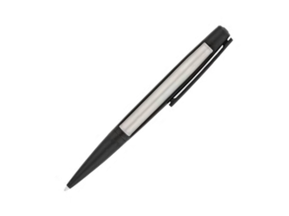 Stylo bille S.T. Dupont Défi, Fibre de carbone, PVD, Gris/Noir mat, 405735