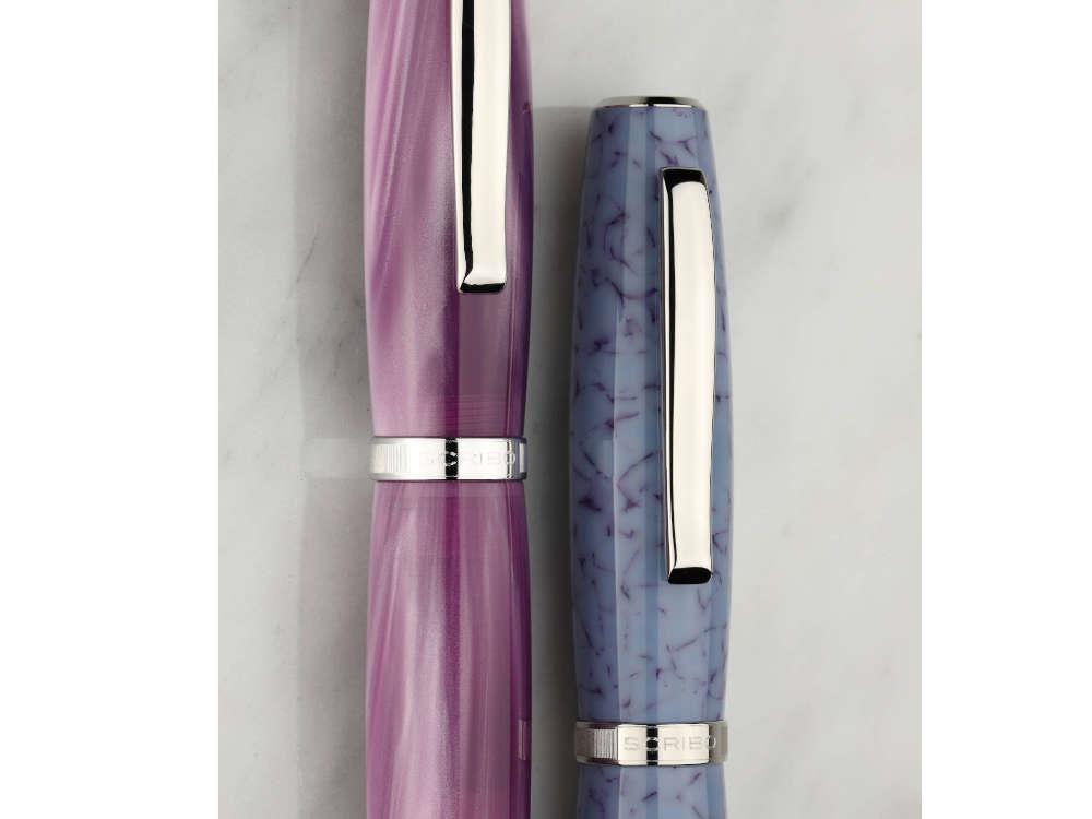 Stylo Plume Scribo La Dotta Campanula, 14K, Ed Limitée, DOTFP07PL1403