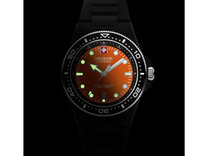 Montre à Quartz Swiss Military Hanowa Aqua Ocean Pioneer, Orange, SMWGN0001187