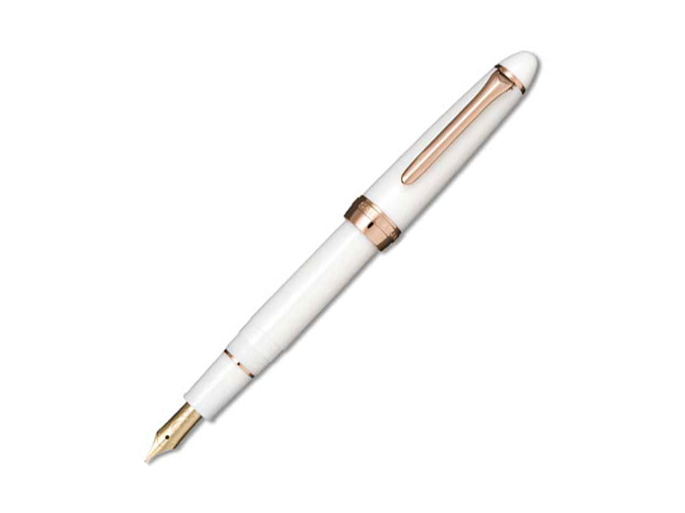 Stylo Plume Sailor Fasciner Series, Résine, Blanc, 11-0725-210