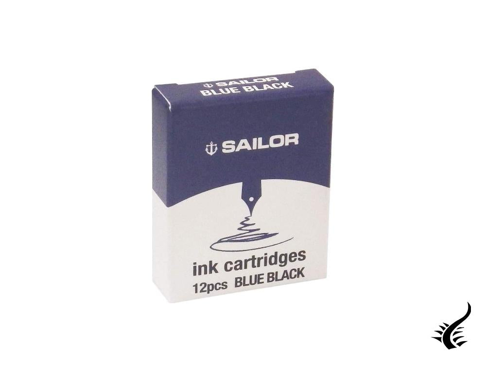 Cartouche d'encre Sailor Jentle, Bleu/Noir, 12 unités, 13-0404-144