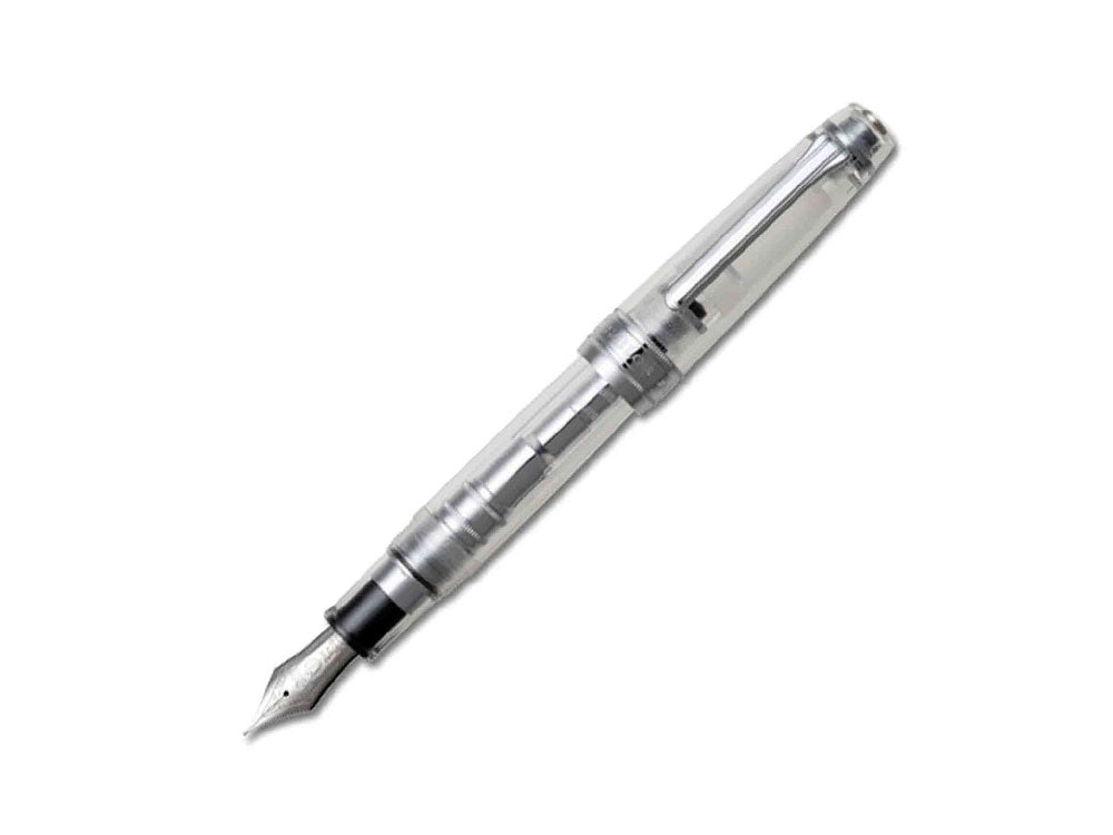 Stylo Plume Sailor Professional Gear King of Pens Demonstrator, Rhodium