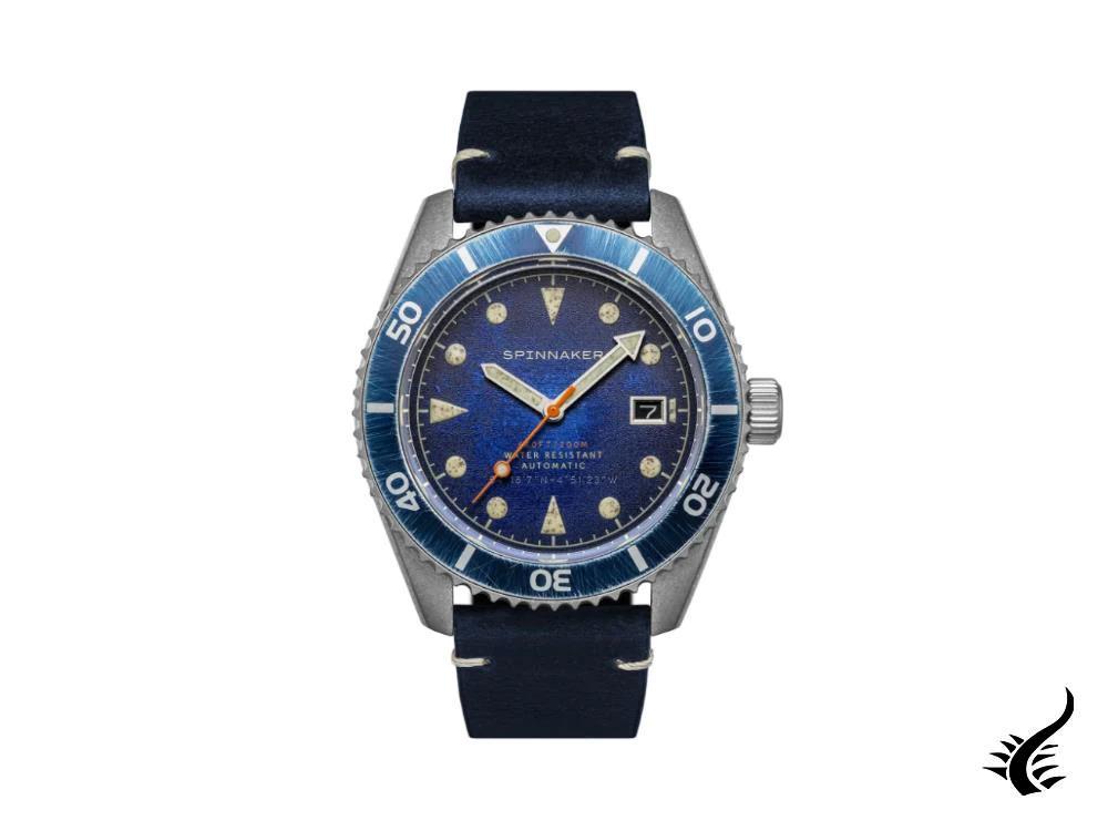 Montre Automatique Spinnaker Wreck, Bleu, 44 mm, 20 atm, SP-5089-02