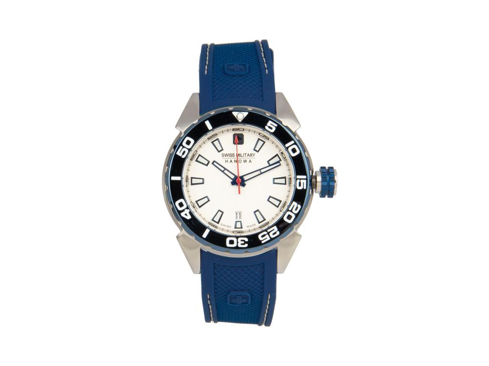 Montre à Quartz Swiss Military Hanowa Scuba Diver Lady, Blanc, 6-6323.04.001