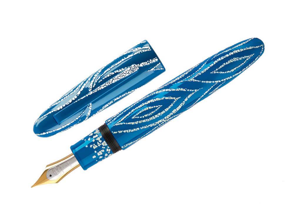 Stylo Plume Taccia Miyabi Empress LE Fossils in the Sky Lapis Blue