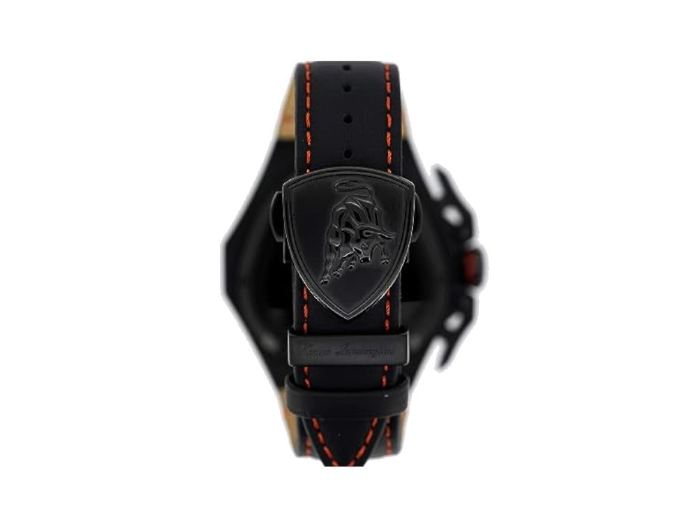 Montre à Quartz Tonino Lamborghini Spyder X Red, Noir, 53 mm, Chronographe, T9XA