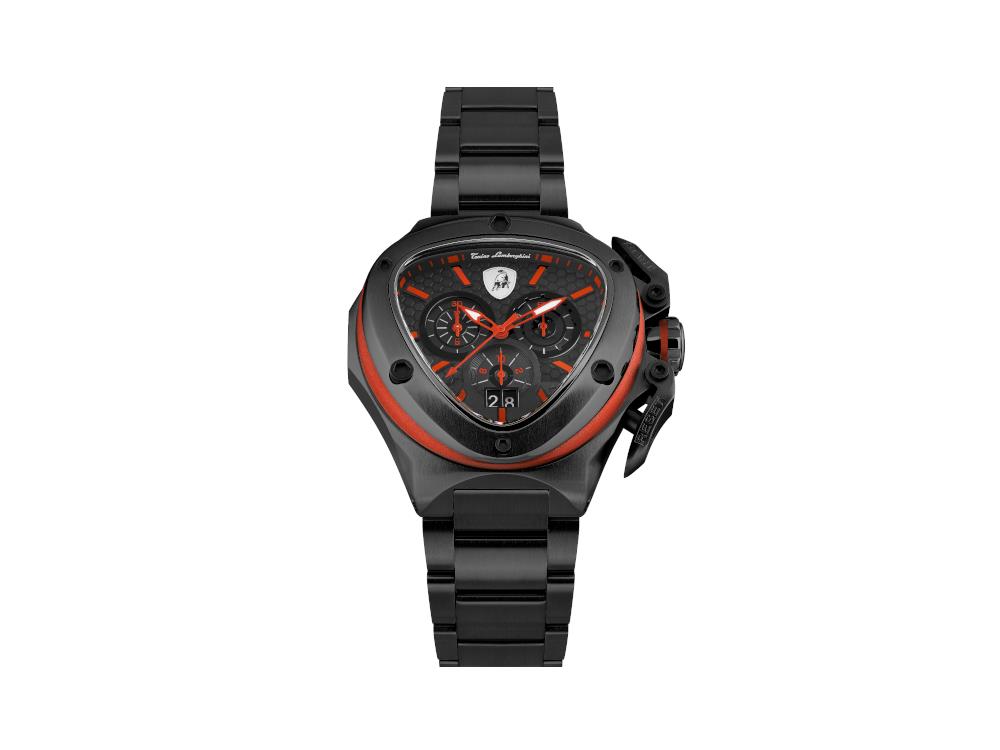 Montre à Quartz Tonino Lamborghini Spyder X Red, PVD, 53 mm, Chrono, T9XA-B