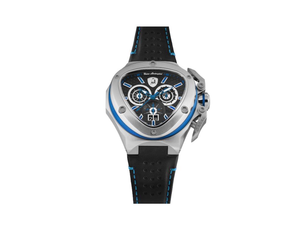 Montre à Quartz Tonino Lamborghini Spyder X Blue SS, 53 mm, Chrono, T9XC-SS