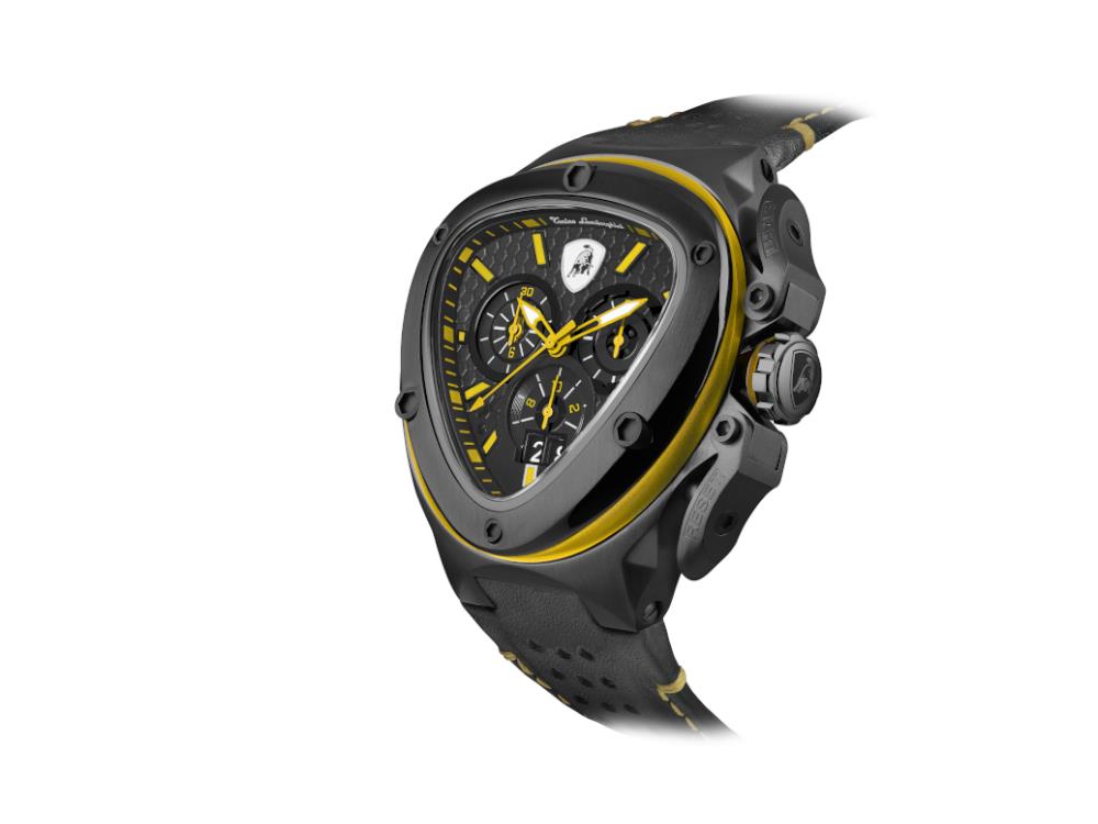 Montre à Quartz Tonino Lamborghini Spyder X Yellow, 53 mm, Chronographe, T9XE
