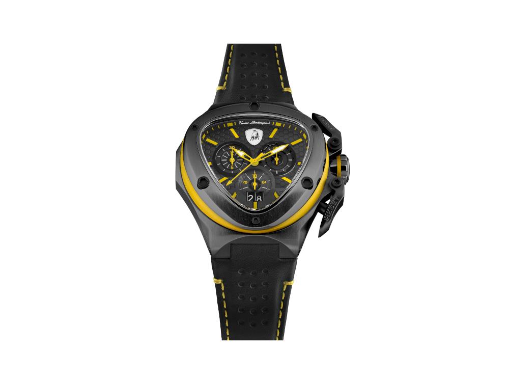Montre à Quartz Tonino Lamborghini Spyder X Yellow, 53 mm, Chronographe, T9XE
