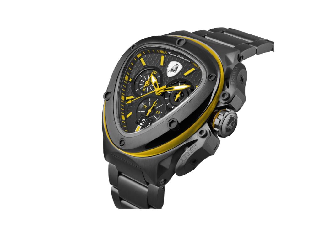 Montre à Quartz Tonino Lamborghini Spyder X Yellow, 53 mm, Chronographe, T9XE-B