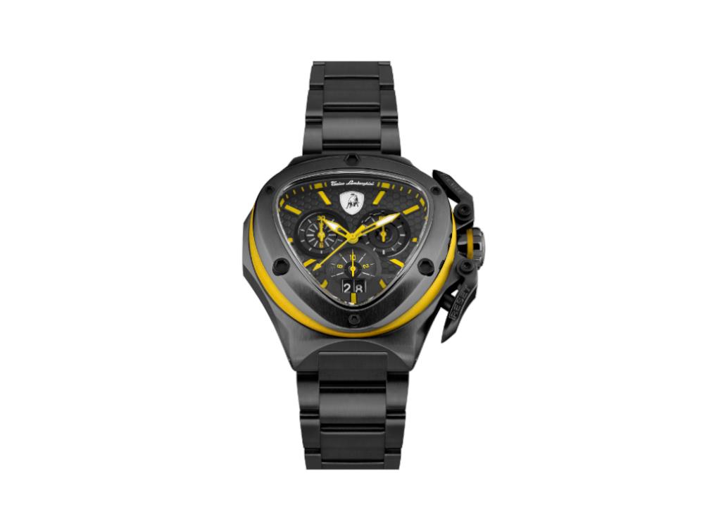 Montre à Quartz Tonino Lamborghini Spyder X Yellow, 53 mm, Chronographe, T9XE-B