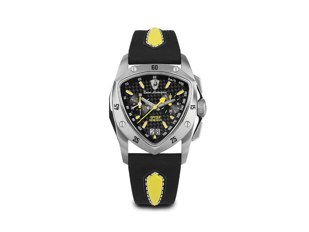 Montre à Quartz Tonino Lamborghini New Spyder Yellow, 43 mm, Chrono, TLF-A13-2