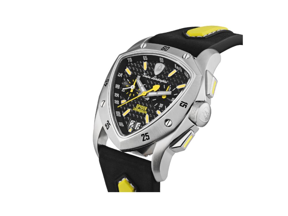 Montre à Quartz Tonino Lamborghini New Spyder Yellow, 43 mm, Chrono, TLF-A13-2