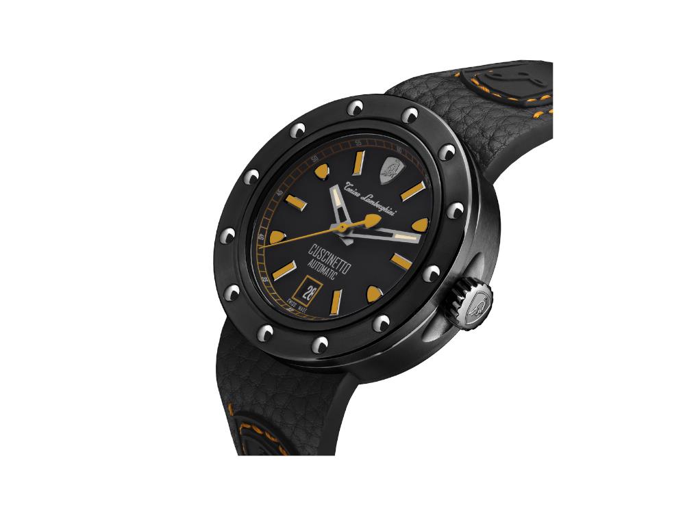 Montre Automatique Lamborghini Cuscinetto Orange, Titane, 42 mm, TLF-T01-3