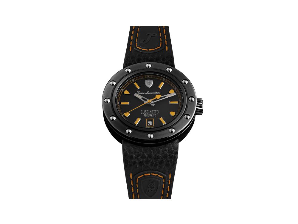 Montre Automatique Lamborghini Cuscinetto Orange, Titane, 42 mm, TLF-T01-3
