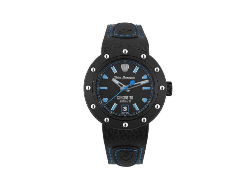 Montre Automatique Tonino Lamborghini Cuscinetto Blue, Titane, 42 mm, TLF-T01-4