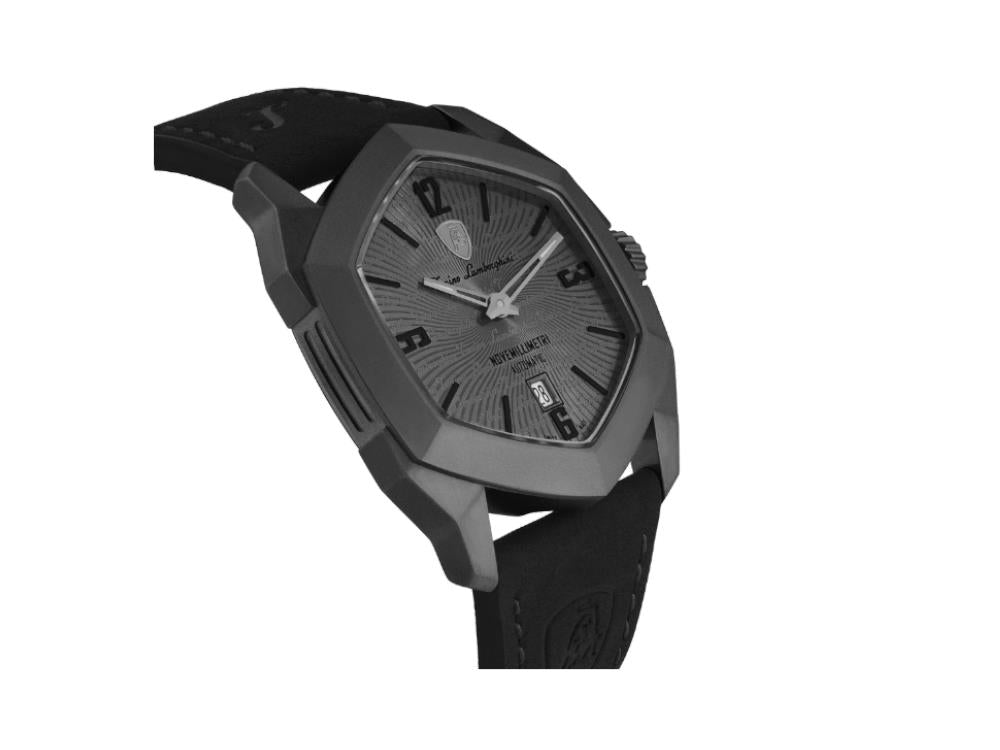 Montre Automatique Lamborghini Novemillimetri Gris, Titane, 43 mm, TLF-T08-1