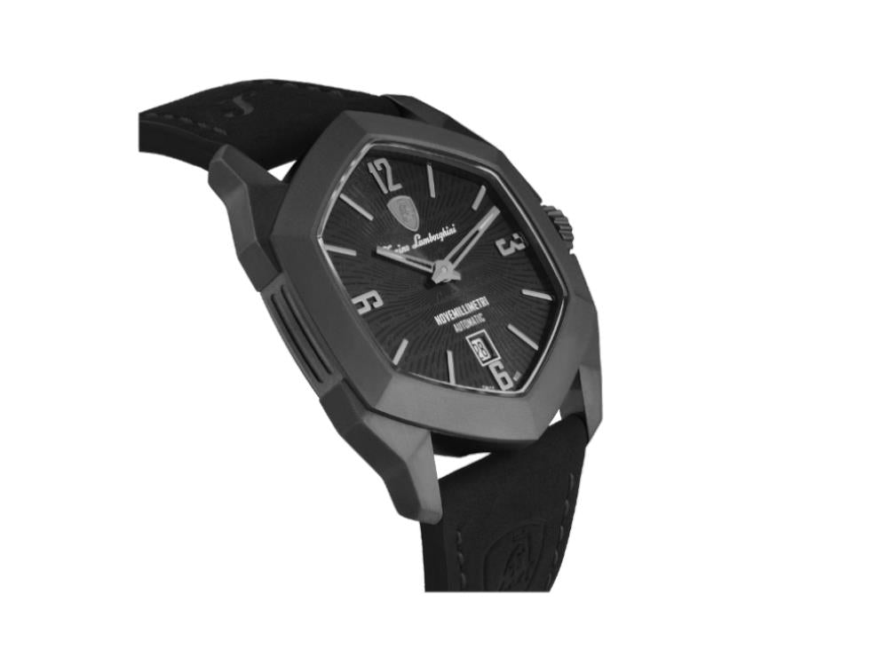Montre Automatique Lamborghini Novemillimetri Black, Titane, 43 mm, TLF-T08-2