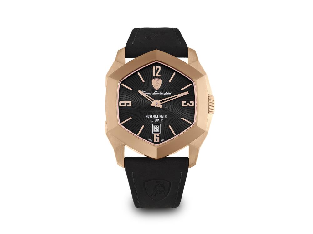 Montre Automatique Lamborghini Novemillimetri Rose Gold, Titane, 43 mm,TLF-T08-4
