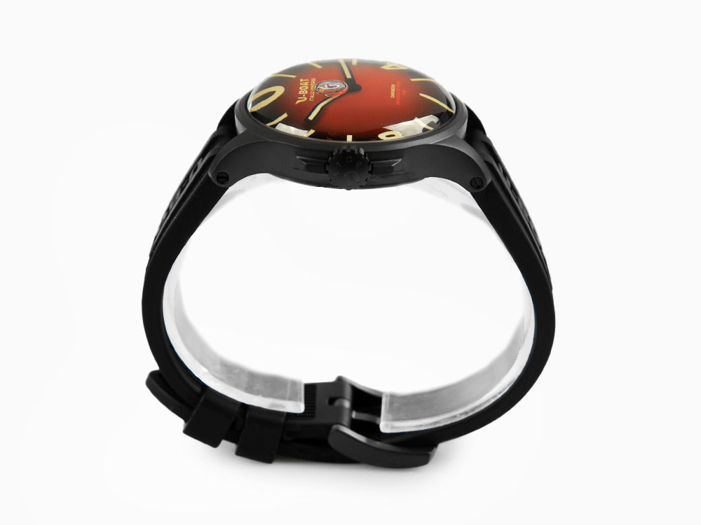 Montre à Quartz U-Boat Capsoil  Darkmoon Soleil, 40 mm, Rouge, 9501