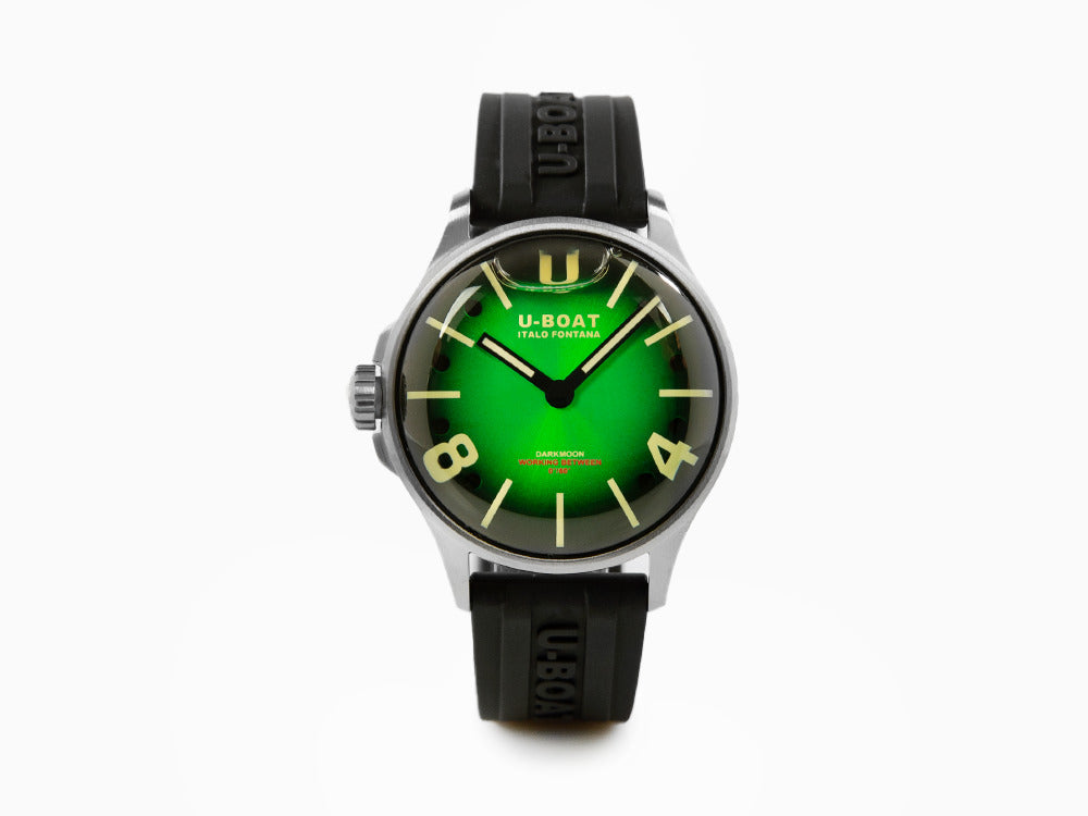 Montre à Quartz U-Boat Capsoil Darkmoon Soleil SS, 40 mm, Vert, 9502