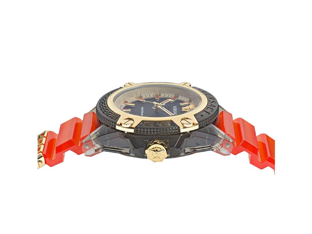 Montre à Quartz Versace Icon Active Indiglo, Polycarbonate, 43mm, VE6E00223