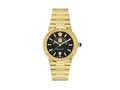 Montre à Quartz Versace Greca Logo Moonphase, PVD Or, Noir, 38 mm, VE7G00323