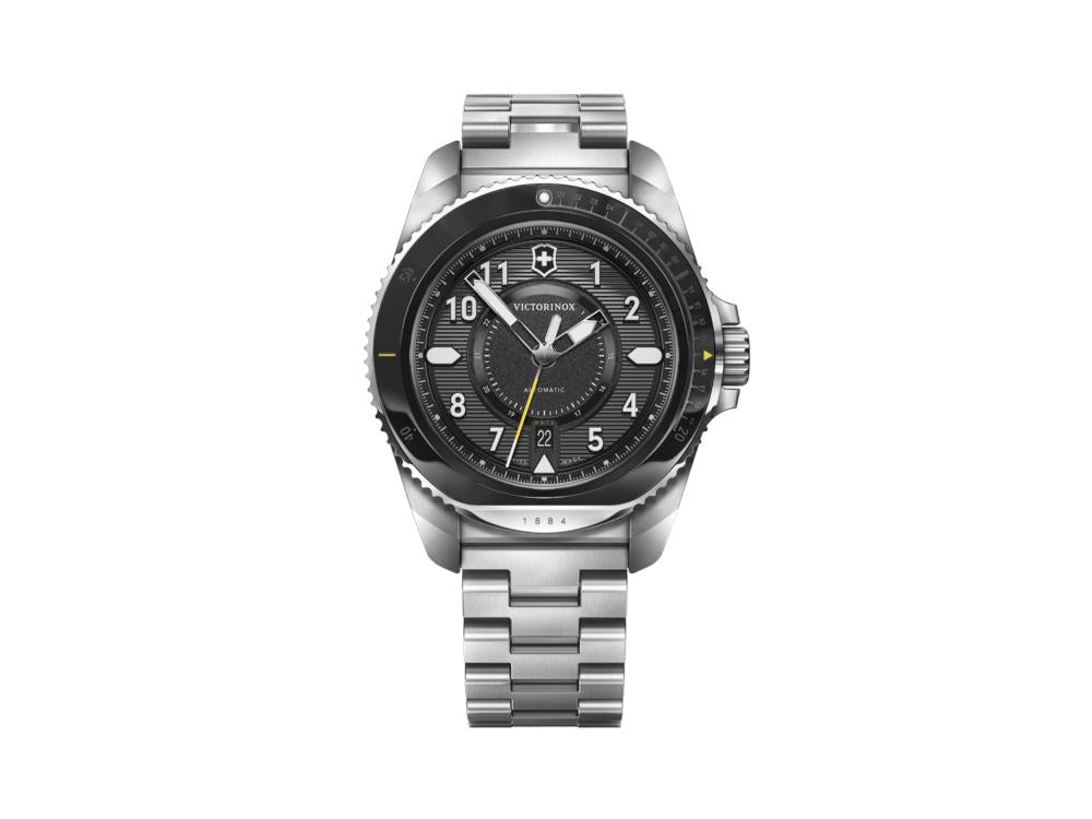 Montre Automatique Victorinox Journey 1884, Noir, 43 mm, 20 atm, V241981