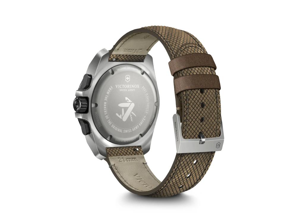 Montre à Quartz Victorinox I.N.O.X. Chrono, Titane, Noir, 43 mm, V241988.1