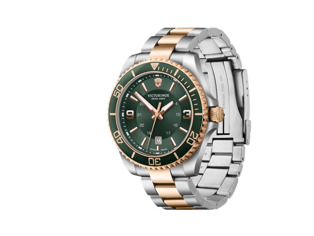 Montre à Quartz Victorinox Maverick Gent, Acier Inoxydable, Bleu, 43 mm, V242008