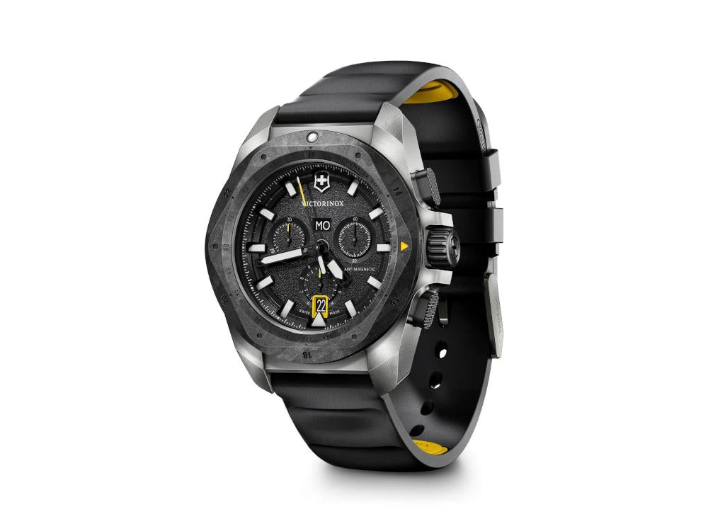 Montre à Quartz Victorinox I.N.O.X., Titane, Noir, 43 mm, Chronographe, V242011