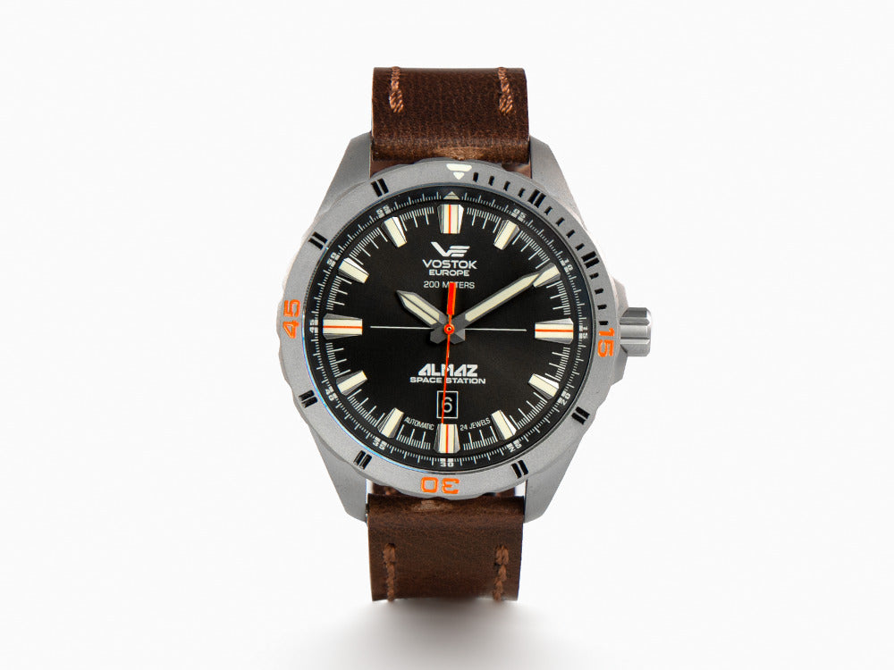 Montre Automatique Vostok Europe Almaz, Titane, Gris, 47 mm, NH35A-320H263