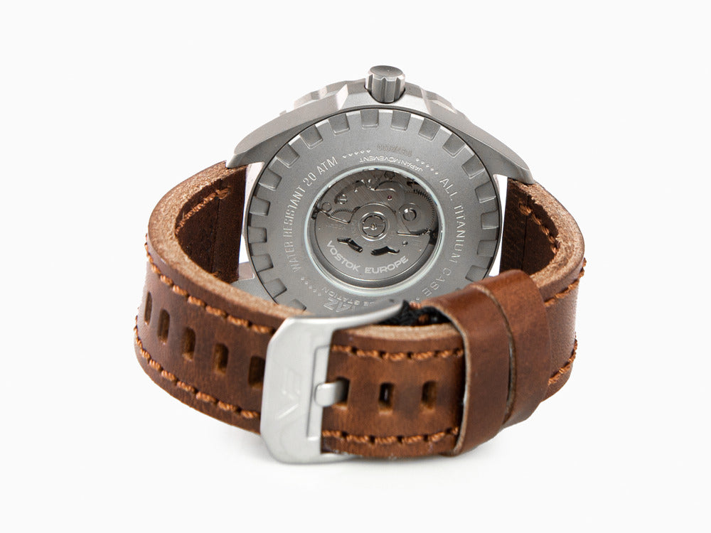 Montre Automatique Vostok Europe Almaz, Titane, Gris, 47 mm, NH35A-320H263