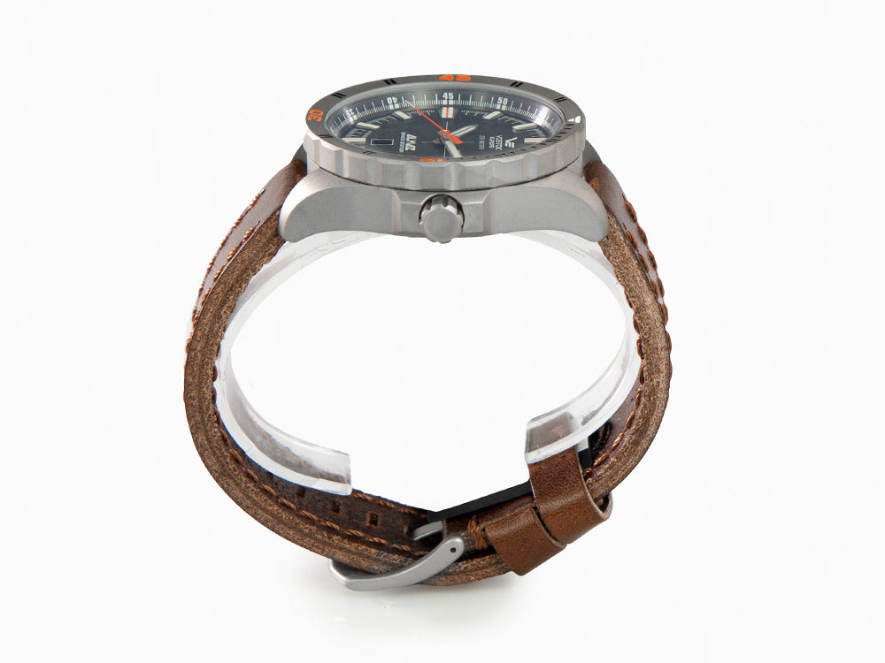 Montre Automatique Vostok Europe Almaz, Titane, Gris, 47 mm, NH35A-320H263