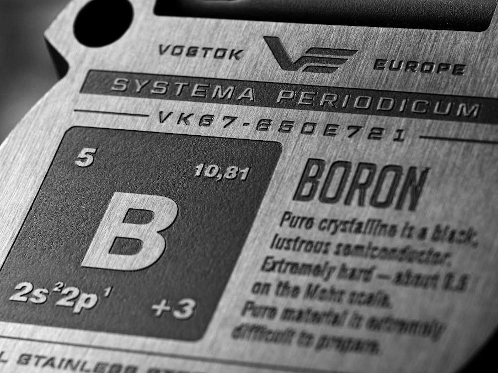 Montre à Quartz Vostok Europe Systema Periodicum Bore, PVD, LE, VK67-650E721-L